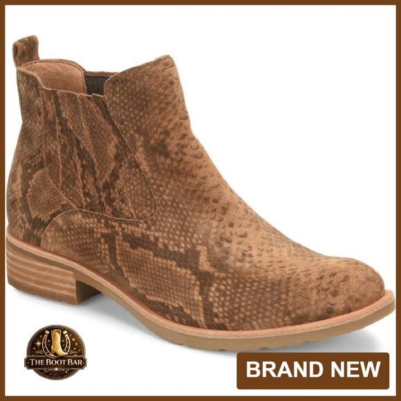 Waterproof Leather Booties with Side Zipper Non-Slip Sole 1.5 Inch Heel